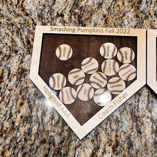 Baseball Team Plaque - Premium handmade good from Dreamcitywoodworks - Just $29.99! Shop now at Dreamcitywoodworks
